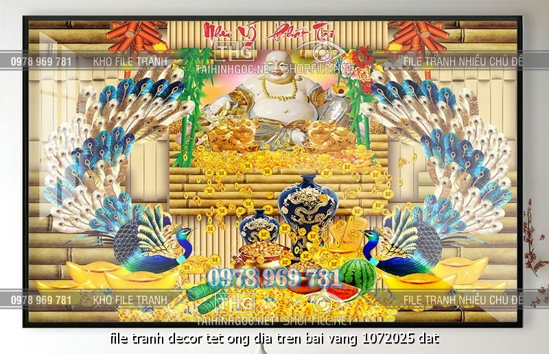 file tranh decor tet ong dia tren bai vang 1072025 dat