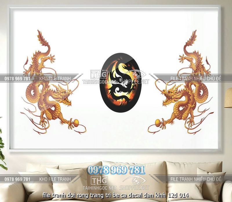 file tranh doi rong trang tri be ca decal dan kinh 12d 014