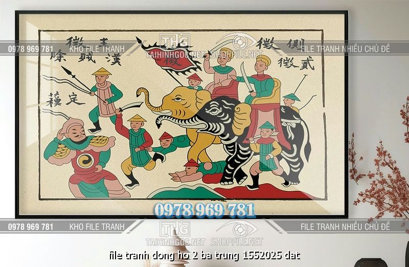 file tranh dong ho 2 ba trung 1552025 dat