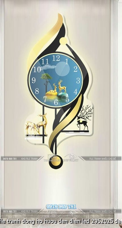 file tranh dong ho huou den dien led 2952025 dat