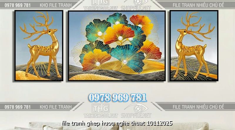 file tranh ghep huou nghe thuat 10112025