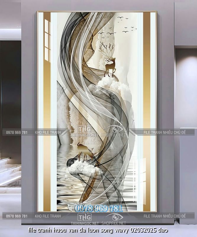 file tranh huou van da luon song wavy 02032025 dao