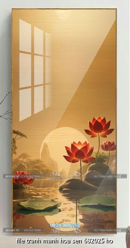 file tranh manh hoa sen 682025 ho