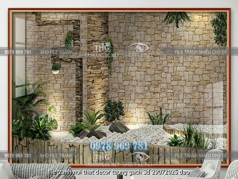 file tranh noi that decor tuong gach 3d 29072025 dao