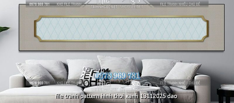 file tranh pattern hinh thoi xanh 13112025 dao