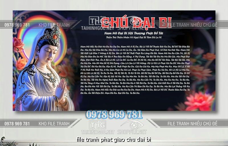 file tranh phat giao chu dai bi