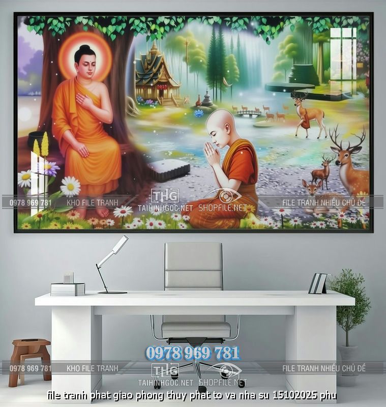 file tranh phat giao phong thuy phat to va nha su 15102025 phu