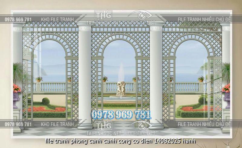 file tranh phong canh canh cong co dien 14082025 hanh