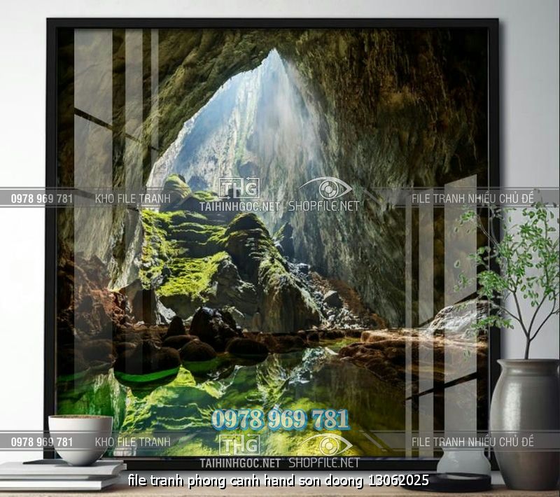 file tranh phong canh hand son doong 13062025