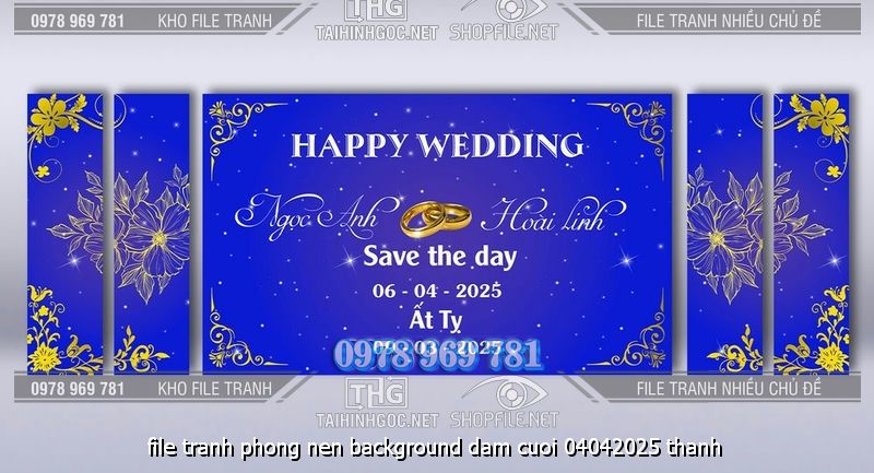 file tranh phong nen background dam cuoi 04042025 thanh