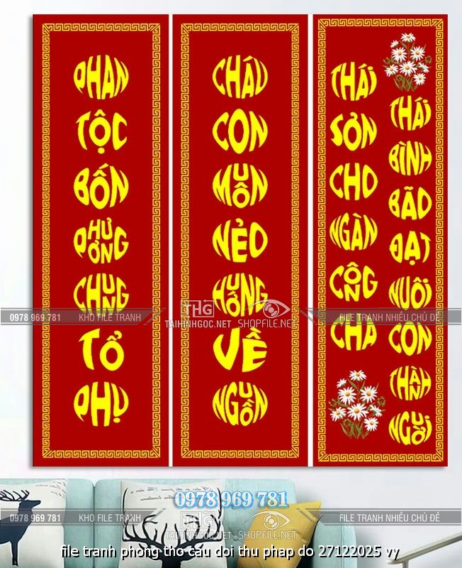file tranh phong tho cau doi thu phap do 27122025 vy