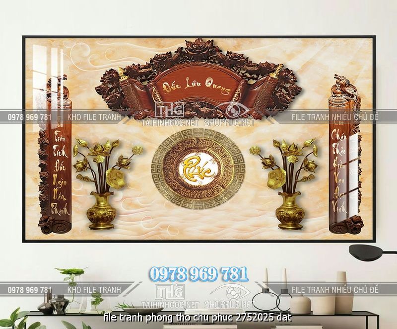 file tranh phong tho chu phuc 2752025 dat