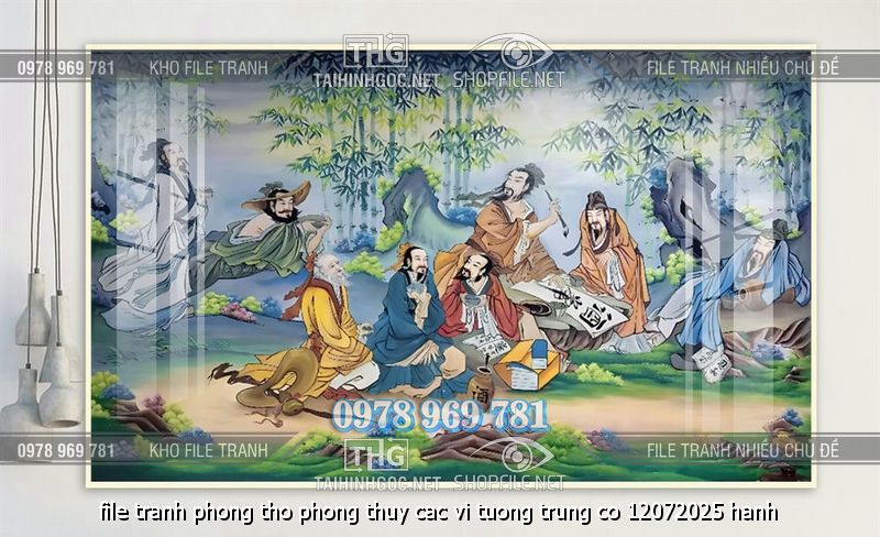 file tranh phong tho phong thuy cac vi tuong trung co 12072025 hanh
