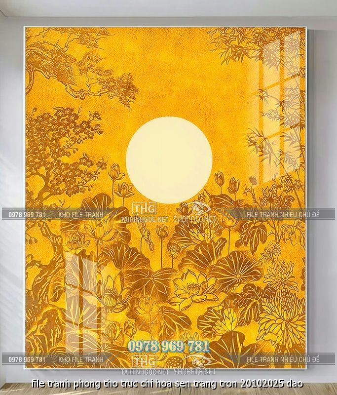 file tranh phong tho truc chi hoa sen trang tron 20102025 dao