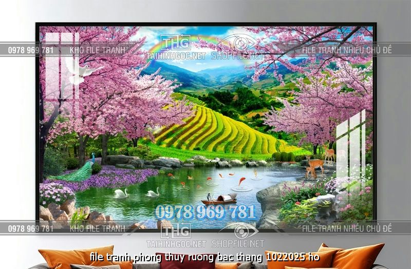 file tranh phong thuy ruong bac thang 1022025 ho