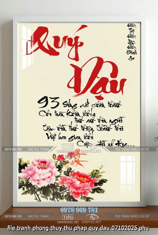 file tranh phong thuy thu phap quy dau 07102025 phu