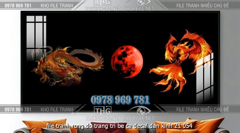 file tranh rong do trang tri be ca decal dan kinh 21 054