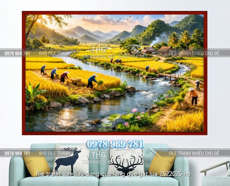 file tranh son dau dong que lang que gat lua 2522026 ho