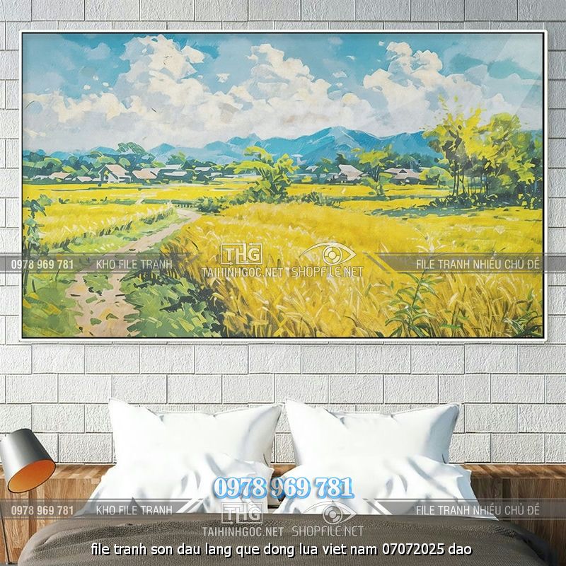 file tranh son dau lang que dong lua viet nam 07072025 dao