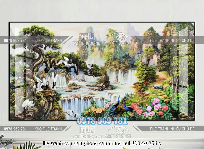 file tranh son dau phong canh rung nui 13022025 ho