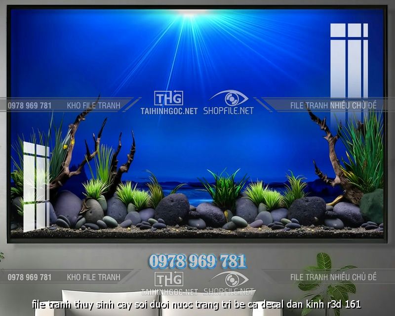 file tranh thuy sinh cay soi duoi nuoc trang tri be ca decal dan kinh r3d 161