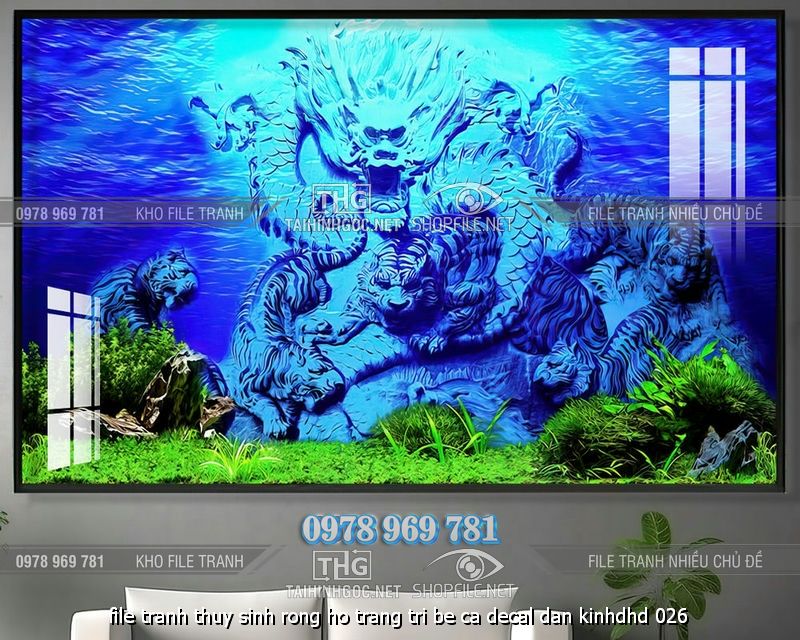 file tranh thuy sinh rong ho trang tri be ca decal dan kinhdhd 026