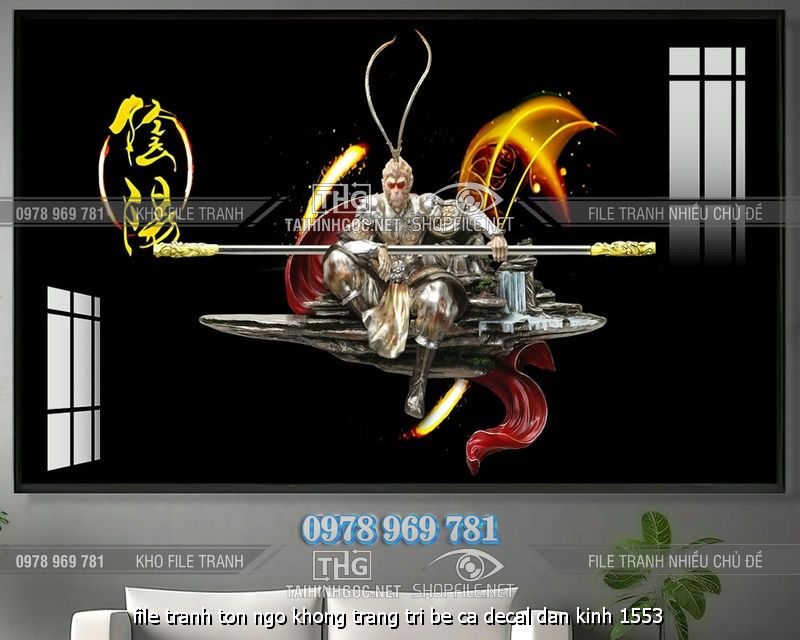 file tranh ton ngo khong trang tri be ca decal dan kinh 1553