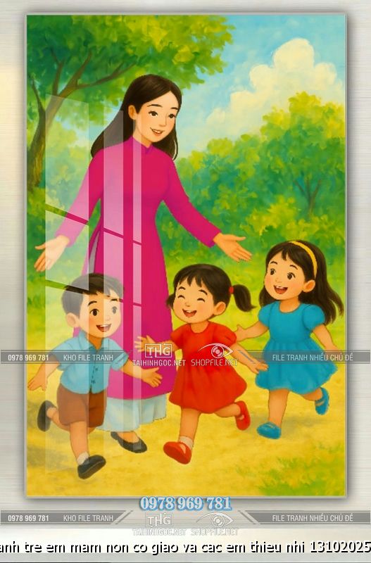 file tranh tre em mam non co giao va cac em thieu nhi 13102025 hanh