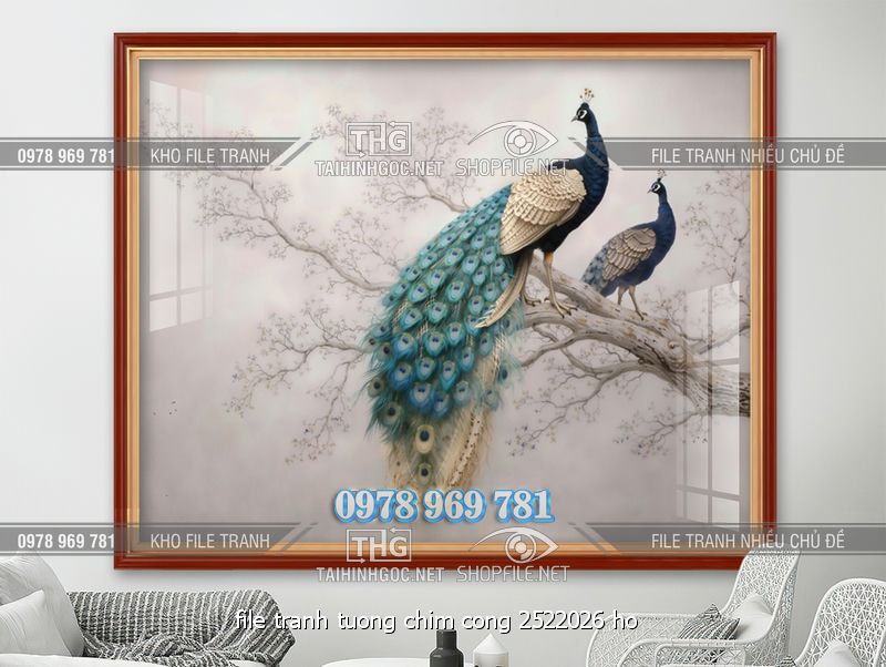file tranh tuong chim cong 2522026 ho