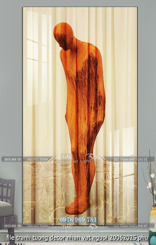 file tranh tuong decor nhan vat nguoi 20062025 phu