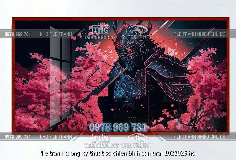file tranh tuong ky thuat so chien binh samurai 1022025 ho