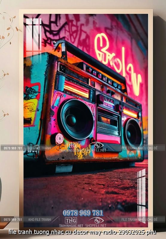 file tranh tuong nhac cu decor may radio 29032025 phu