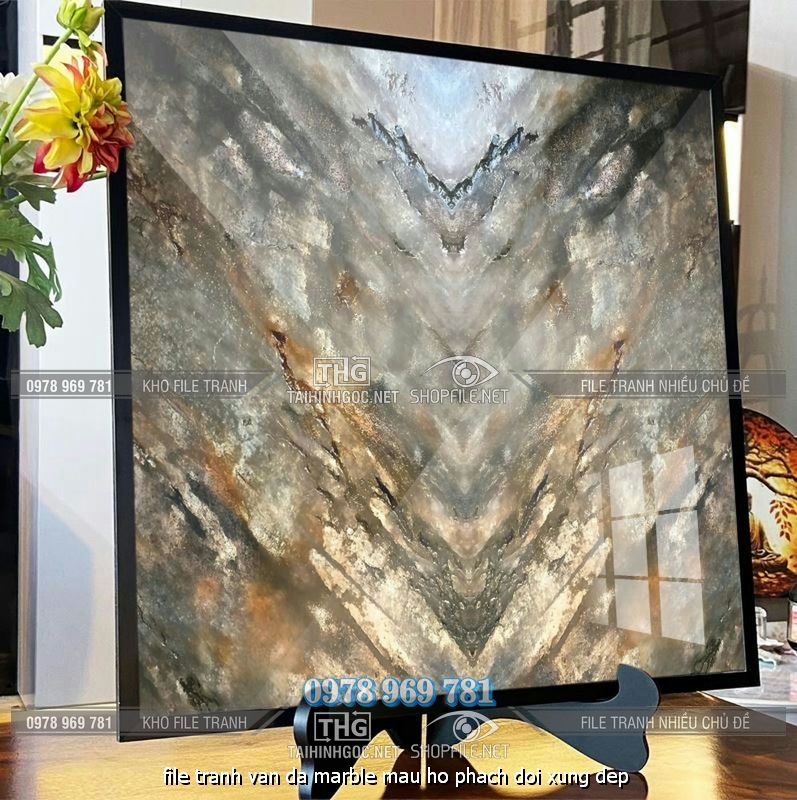 file tranh van da marble mau ho phach doi xung dep