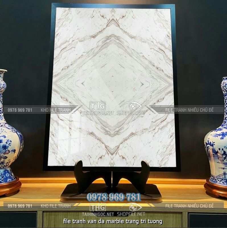 file tranh van da marble trang tri tuong