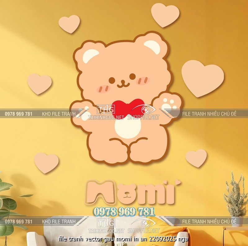 file tranh vector gau momi in an 22092025 nga