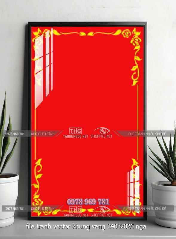 file tranh vector khung vang 24032026 nga