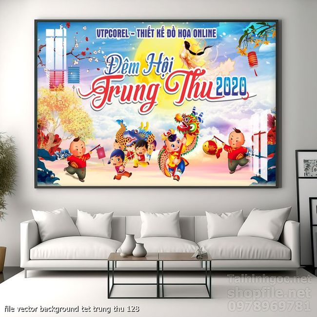 file vector background tet trung thu 128
