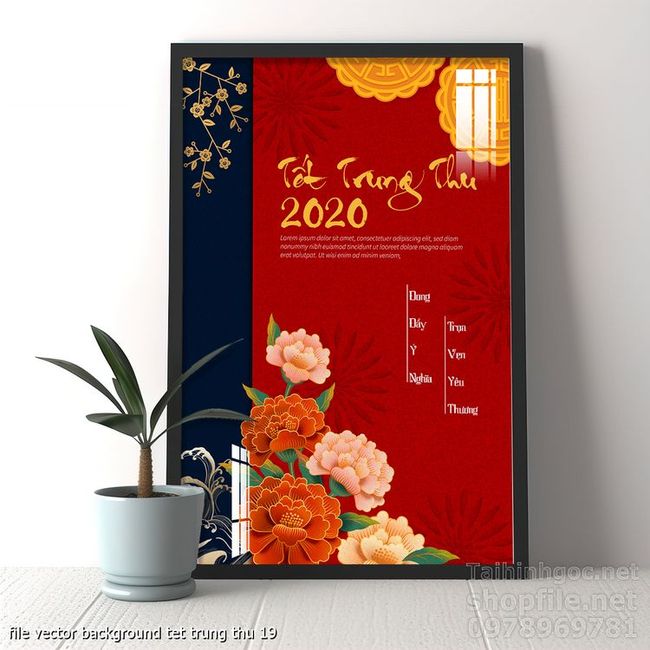 file vector background tet trung thu 19