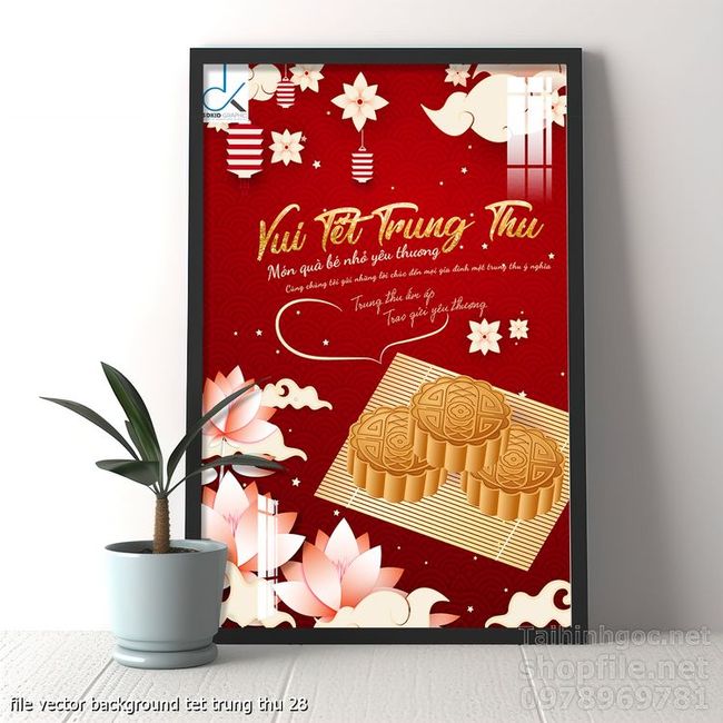 file vector background tet trung thu 28