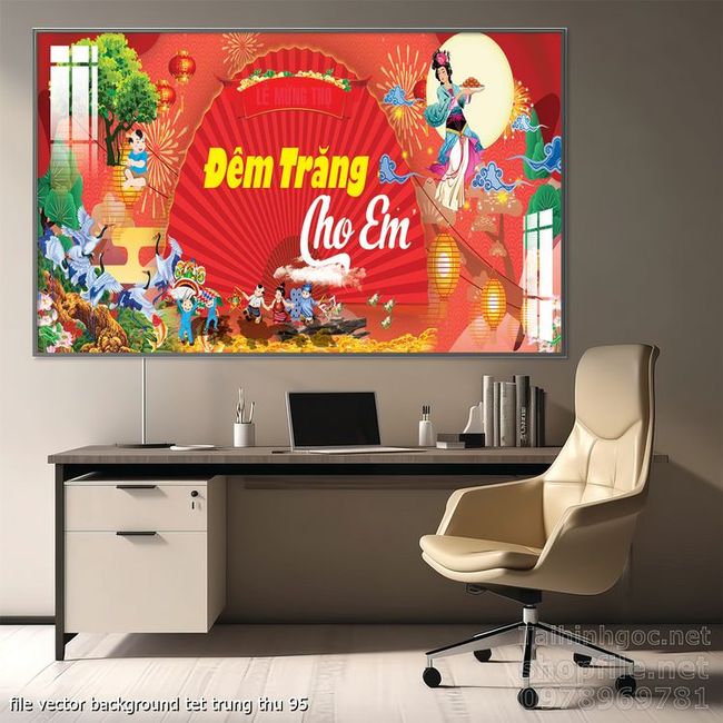 file vector background tet trung thu 95