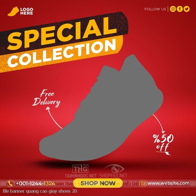 file banner quang cao giay shoes 20
