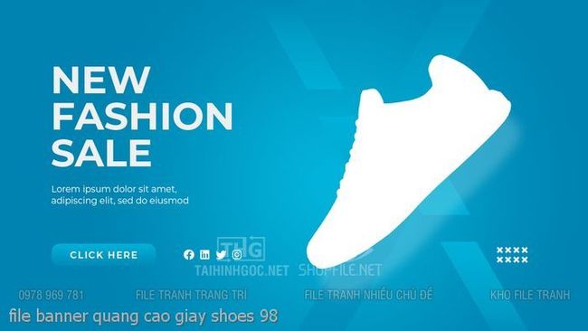 file banner quang cao giay shoes 98