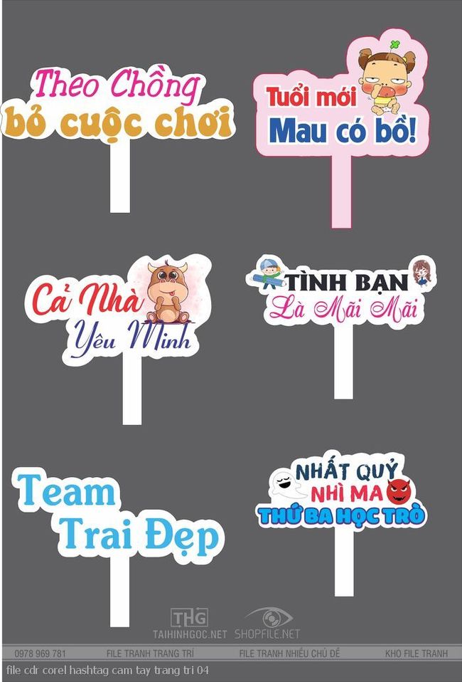 file cdr corel hashtag cam tay trang tri 04