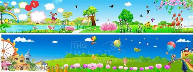 file cdr corel truong hoc tre em mam non 22