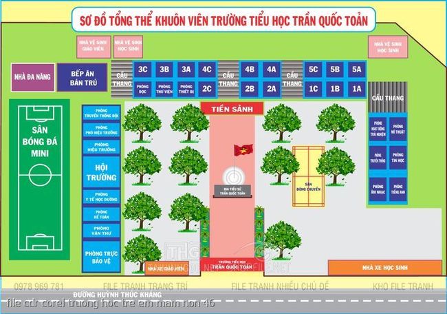 file cdr corel truong hoc tre em mam non 46