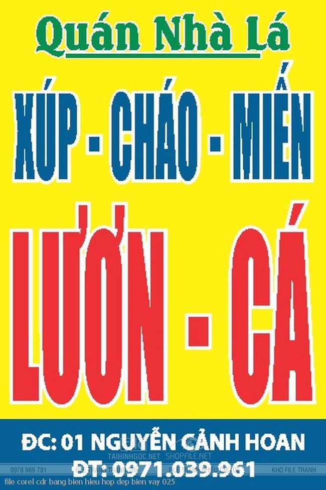 file corel cdr bang bien hieu hop dep bien vay 025