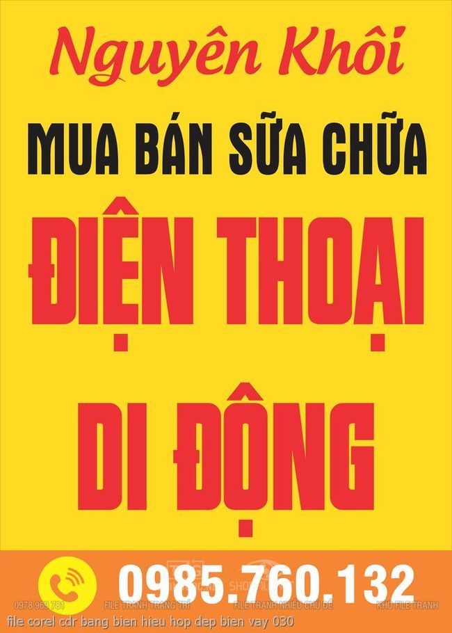 file corel cdr bang bien hieu hop dep bien vay 030