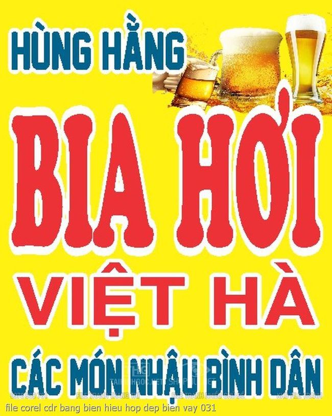 file corel cdr bang bien hieu hop dep bien vay 031