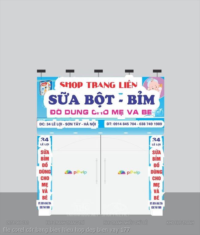 file corel cdr bang bien hieu hop dep bien vay 177
