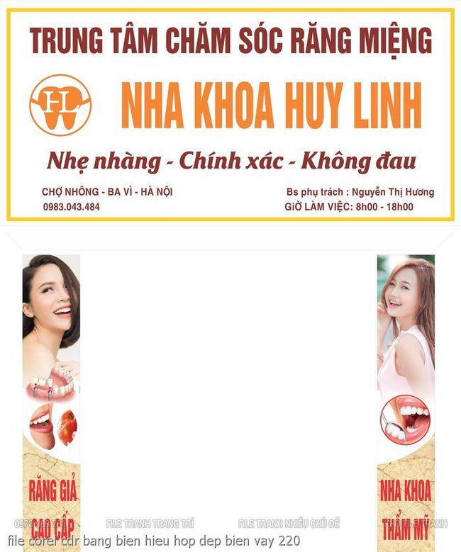 file corel cdr bang bien hieu hop dep bien vay 220